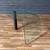 Vintage Post Modern Waterfall Glass Coffee Table or Side Table, c.1980 1 thumbnail