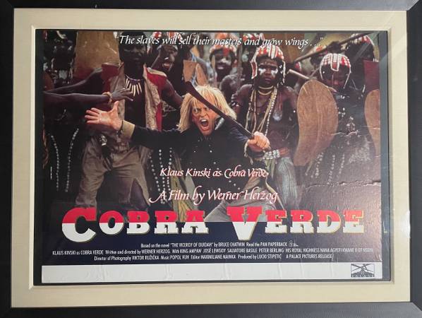 Epic Man Cave Wall Art - Large Cobra Verde Poster - 1987 Klaus