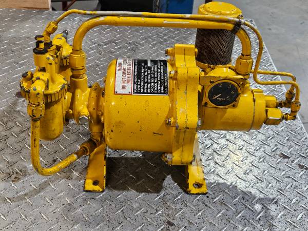 Sprague S-770 Type K-2 High Pressure Air Operated Hydraulic Pump 1