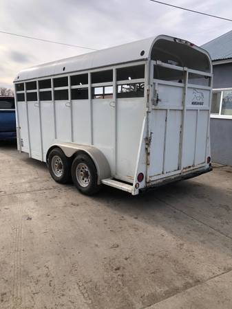Stock trailer 2005 Morgan bumper pull obo 1