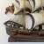 Vintage Mid Century Modern Burwood #289 Large Schooner Ship Wall Art 2 thumbnail