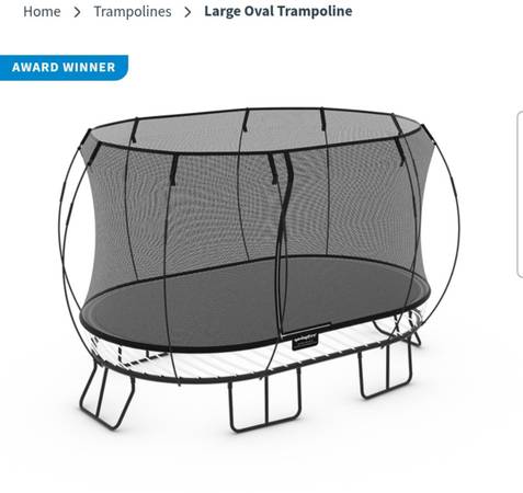 Springfree large oval trampoline 1