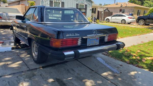 1981 MERCEDES BENZ 380SL !!! BLACK/TAN  165K ON IT - $2,300 (Azusa)63441143679235123