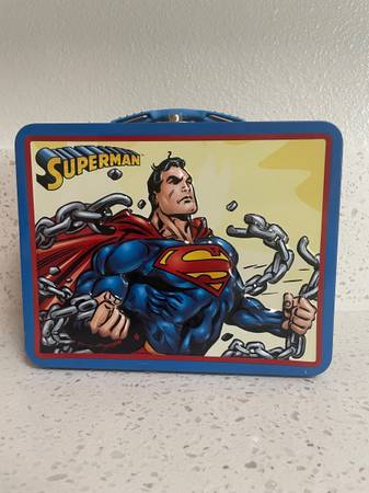Superman 2000 Comics 3D Edition TIN LUNCH BOX 1