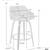 1, Armen living, brown walnut swivel chair 13 thumbnail