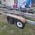 Galvanized Boat 🚢 TRAILER Double Axel lights work 6 thumbnail