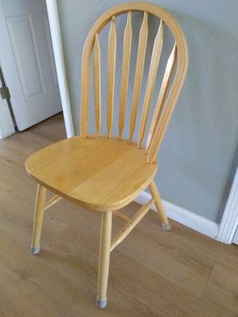 Solid Wood Chairs, $45 Each 1