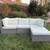Outdoor wicker sectional couch 1 thumbnail