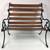 LITTLE MINIATURE BENCH  19” HIGH 19” WIDE 19” DEEP  MATERIAL: CAST IRO 5 thumbnail