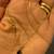 12.5 inches Yellow Gold kids Necklace with Natural Sapphire Stone 3 thumbnail