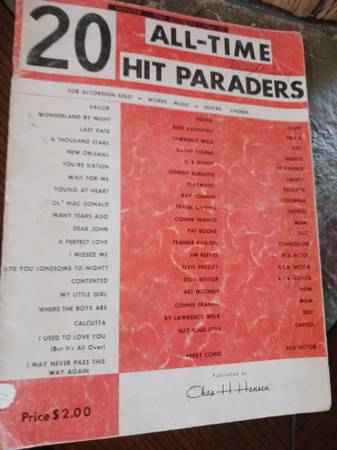 20 All Time Hit Parders Vol. #38 1961 Winter Edition 1