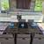 Outdoor wick dining table with chairs 3 thumbnail