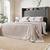 Queen Size Platform Bed Frame with USB Charging Station and Storage Shelf/Uphols 2 thumbnail