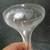 2 NEW Hunt CRYSTAL Champagne Glasses HOLLOW-STEM 5.5" Ht ETCHED HEARTS 2 thumbnail