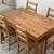 Ikea Solid Wood Dining Table with Four Chairs/ *Free Delivery 5 thumbnail