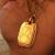 25 inch Long 18K yellow Gold Necklace with with Virgin Mary Pendant 3 thumbnail