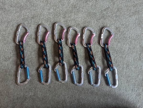 Climbing Quickdraw set of 6 1