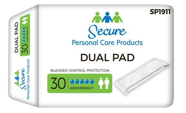 ****Secure Personal Care Products Dual Pads Incontinence Liner*** 1