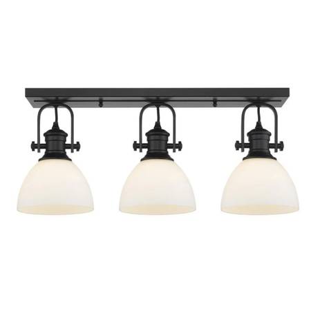 3-Light Wall Light / Ceiling Light with Opal Glass (NEW) 1