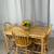 Kitchen Dining Table With 4 Windsor Style Chairs SOLID WOOD PERFECT FO 16 thumbnail
