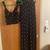 2 piece wide legged polka dot pants outfit black and white size Medium 1 thumbnail