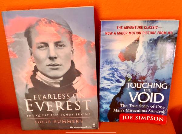 FEARLESS ON EVEREST, TOUCHING THE VOID (BIOGRAPHY BOOKS) LIQUIDATING 1