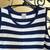 Chico's Zenergy Navy and White Stripe Tank Top - size Large 3 thumbnail
