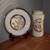 etched & gilded CHOKIN ART PLATE & VASE with 24 karat gold 1 thumbnail