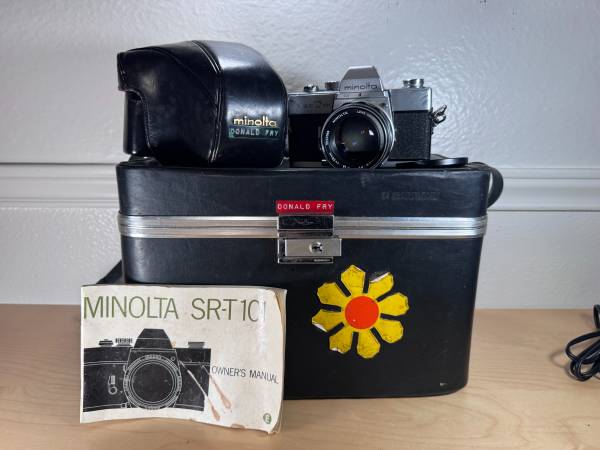 Minolta SRT101 with 58mm f1.4 - 35mm Film Camera [In Working