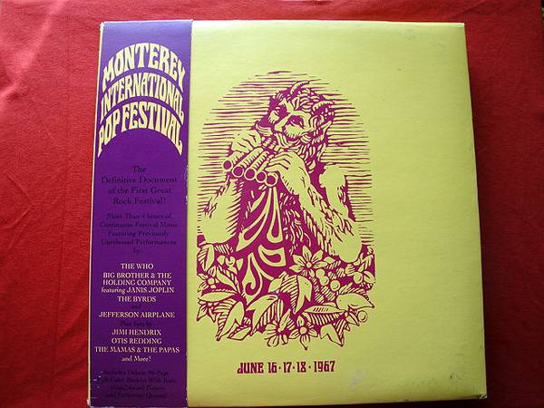 "Monterey International Pop Festival 1967" 4 Cassette Boxset + Book 1