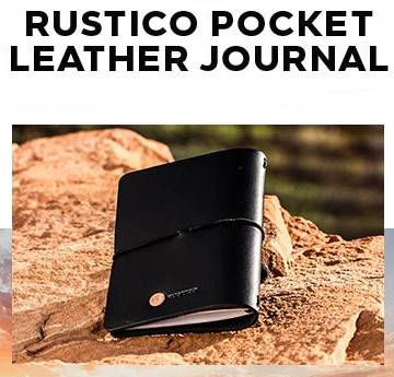 $10. Rustico Pocket Leather Journal Brand New [MSRP $29]—see full list 1
