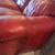 3 PIECE ALL LEATHER RED SOFA, CLUB CHAIR & OTTOMAN *LEATHER EXPRESS 4 thumbnail