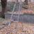 Vintage used wooden folding stepladder 1 thumbnail