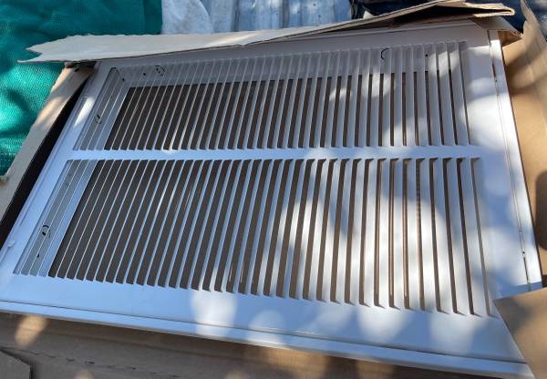 2 hinged cold air return grills 1