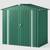New 6' x 4' Outdoor Storage Shed, Garden Tool Storage Shed with Sloped Roof and 8 thumbnail