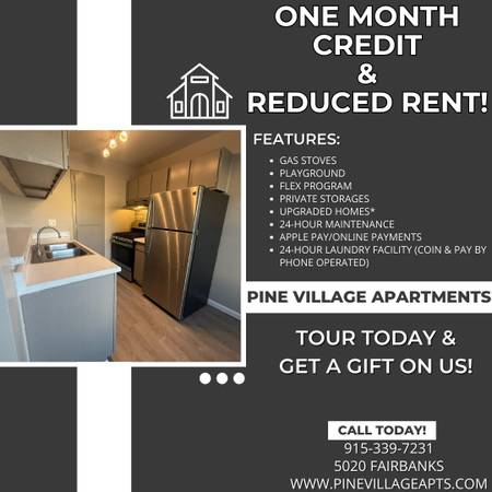 💲 BIGGEST SAVINGS DEAL! 1 MONTH FREE + LOWER RENT FOR THE LONG HAUL! 1