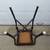 Country Cottage Vintage Wrought Iron Wicker Wood Plant Stand 27" Tall 9 thumbnail