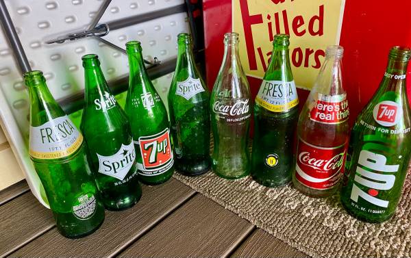 Vintage soda bottles 1