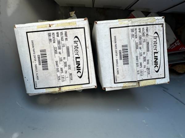Heatcraft Bohn Fan Motor 038688800 x2 1