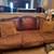 Leather stud soft couch loveseat 3 thumbnail