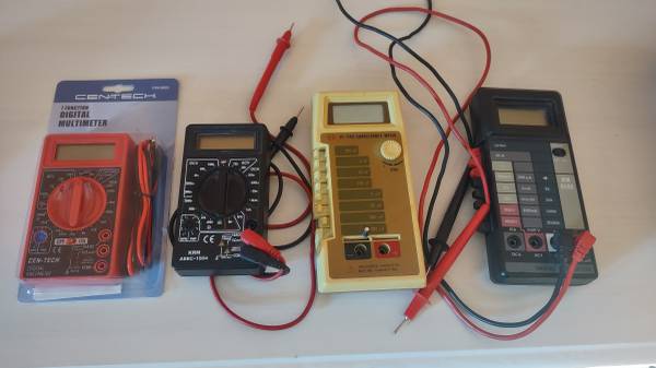 Various Digital Multimeters 1
