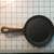 Cute Cast Iron Miniature Skillet / Candle Holder 8 7/8" 3 thumbnail