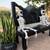 Skeleton skull wood bench 6 thumbnail