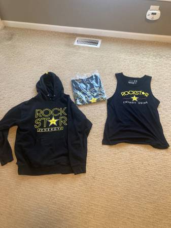Rock Star Hoodie, T Shirt and Muscle Shirt 1