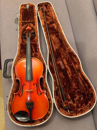 VIOLIN 4/4 BY KARL MEISEL WEST GERMANY 1982  COPY STRADIVARI 1