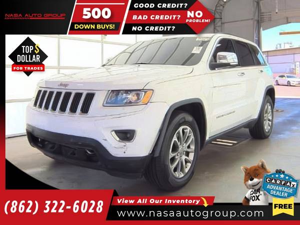 2014 Jeep Grand Cherokee 4WDLimited 4 WDLimited 4-WDLimited - $6,999 (The price in this ad is the downpayment)63615061861249120