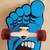 Santa cruz screaming foot cruzer skateboard.  Super Rare. Brand new 4 thumbnail