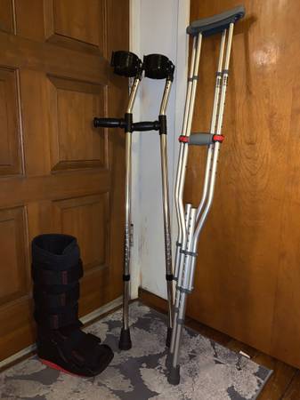 Crutches, Forearm Crutch, Walking Boot 1