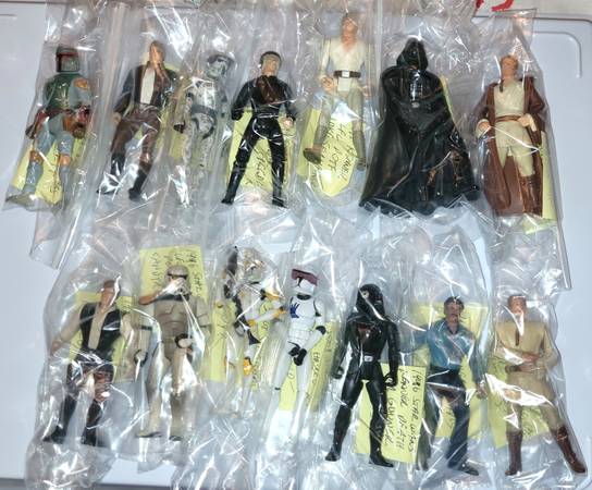 1990s 2000s STAR WARS FIGURES HASBRO KENNER POTF 1