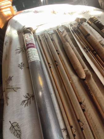 Two split Bamboo fly rods 1